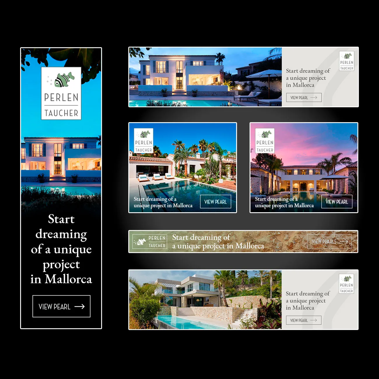 Perlen Taucher Google Displays